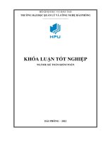 Hoàn thiện công tác kế toán thanh toán với người mua, người bán tại công ty TNHH hoàng đạt hải phòng 