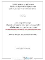 Khóa luận xây dựng ứng dụng phát hiện lửa dựa trên mô hình học sâu trên jetson nano 