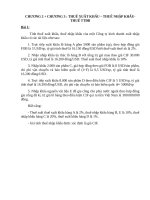 BÀI TẬP MÔN THUẾ QUAN TRỌNG SẼ XUÁT HIỆN TRONG ĐỀ THI