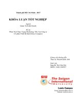 Khóa luận phân tích thực trạng marketing  mix tại công ty cổ phần thiết bị bách khoa computer 