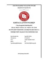 PHÂN TÍCH CÁC NHÂN TỐ ẢNH HƯỞNG ĐẾN Ý ĐỊNH MUA XE ĐIỆN HAI BÁNH CỦA THẾ HỆ Z TRÊN ĐỊA BÀN THÀNH PHỐ HÀ NỘI