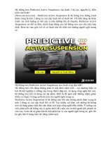Hệ thống treo predictive active suspension của audi 