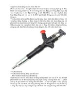 Nguyên lý hoạt động của vòi phun điện từ 