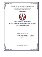 (Đồ án tốt nghiệp) Xây dựng website bán giày sử dụng .Net core và Reactjs