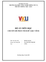 ĐỒ án môn học CHUYÊN đề PHÂN TÍCH dữ LIỆU với r 