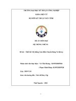 ĐỒ ÁN MÔN HỌC HỆ THỐNG NHÚNG Đề tài Thiết Kế Hệ thống Cảm Biến Chuyển Động Và ReLay