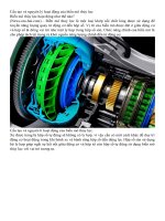 Cấu tạo và nguyên lý hoạt động của biến mô thủy lực 