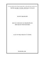 Luận văn thạc sĩ bảo vệ và phát huy giá trị hò sông mã trên địa bàn tỉnh thanh hóa 