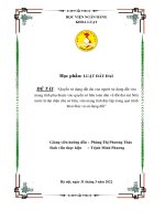 Tính độc lập và tính phụ thuộc về quyền sử dụng đất đai của người sử dụng đất