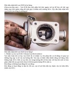 Dấu hiệu nhận biết van EGR bị hư hỏng 