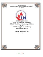 Môn kỹ năng làm việc nhóm đề tài tìm hiểu về dân tộc người chăm h’roi 