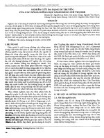 Nghiên cứu đa dạng di truyền của các dònggiống đậu nành bằng chỉ thị issr 