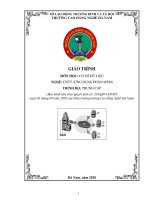 GIÁO TRÌNH MÔN HỌC CƠ SỞ DỮ LIỆU NGHỀ CNTT (ỨNG DỤNG PHẦN MỀM)