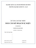 KỸ NĂNG làm VIỆC NHÓM báo cáo kế HOẠCH sự KIỆN  trải nghiệm sản phẩm mi band 7 pro 