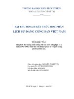 Đảng lãnh đạo kháng chiến chống Mỹ cứu nước trên phạm vi cả nước (1965-1968). Sinh viên với nhiệm vụ bảo vệ Tổ quốc trong giai đoạn hiện nay