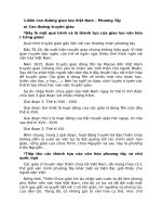 1.Bốn con đường giao lưu Việt Nam  Phương Tây