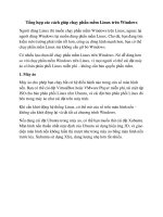 Tổng hợp các cách giúp chạy phần mềm Linux trên Windows