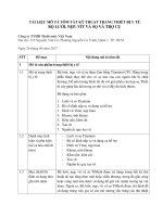 TÀI LIỆU MÔ TẢ TÓM TẮT KỸ THUẬT TRANG THIẾT BỊ Y TẾ BỘ LƯỚI, NẸP, VÍT VÁ SỌ VÀ TRỢ CỤ