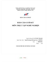BÁO cáo CUỐI kỳ môn THỰC tập NGHỀ NGHIỆP một khách hàng yê u cầu lắp ráp hệ thống máy tính để bàn với yêu cầu cấu hình tầm trung nhằm mục đích học tập đồ họa 