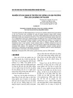 NGHIÊN CỨU ĐA DẠNG DI TRUYỀN CÁC GIỐNG LÚA ĐỊA PHƯƠNG TỈNH LÀO CAI BẰNG CHỈ THỊ ADN