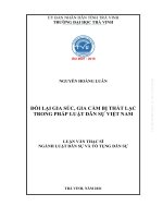 ĐÒI LẠI GIA SÚC, GIA CẦM BỊ THẤT LẠC TRONG PHÁP LUẬT DÂN SỰ VIỆT NAM