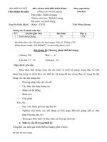 ĐỀ CƯƠNG CHI TIẾT BÀI GIẢNG (Dùng cho 60 tiết giảng) Học phần: Thiết kế mạng