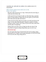 LIÊN hệ tác ĐỘNG của CHÍNH SÁCH và GIẢI PHÁP điều HÀNH CHÍNH SÁCH TIỀN tệ và tín DỤNG tác ĐỘNG 