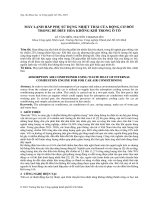 MÁY LẠNH HẤP PHỤ SỬ DỤNG NHIỆT THẢI CỦA ĐỘNG CƠ ĐỐT TRONG ĐỂ ĐIỀU HÒA KHÔNG KHÍ TRONG Ô TÔ