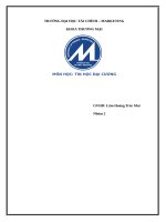 Tiểu luận môn Thanh toán quốc tế: Giải pháp quản trị rủi ro lãi suất tại ngân hàng TMCP Công thương Việt Nam  chi nhánh Đồng Nai