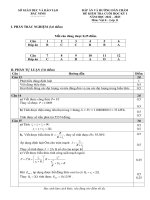 HƯỚNG dẫn CHẤM CUỐI kì 1 VL11  2022 2023 