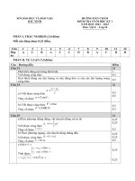 HƯỚNG dãn CHẤM CUỐI kì 1 VL 10  2022 2023 