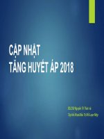 CẬP NHẬT TĂNG HUYẾT áp 2018 