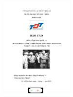 MÔN CÔNG PHÁP QUỐC tế đề tài BÌNH LUẬN vụ US DIPLOMATIC AND CONSULAR STAFF IN TEHRAN CASE, ICJ REPORT 21, 1980 