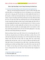 Khóa luận hoạt động truyền thông marketing tại khách sạn 