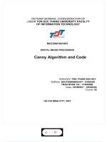 MIDTERM REPORT DIGITAL IMAGE PROCESSING canny algorithm and code 