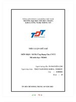 TIỂU LUẬN GIỮA kì môn học XSTK ứng dụng cho CNTT thư viện thống kê bằng python 