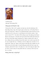 Đóng góp của thế giới a rập 