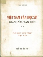 Văn học sử Việt Nam: Giản ước tân biên (Tập 2): Phần 1