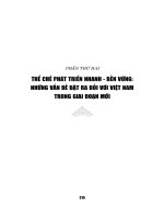 Thể chế phát triển nhanh - bền vững: Kinh nghiệm quốc tế và những vấn đề đặt ra đối với Việt Nam trong giai đoạn mới (Phần 2)