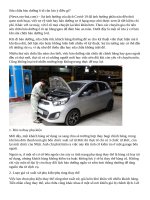 Sửa chữa bảo dưỡng ô tô cần lưu ý điều gì 