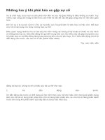 Những lưu ý khi phải kéo xe gặp sự cố 