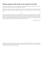 Những nguyên nhân khiến xe bị rung khi di chuyển 