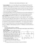 ĐỀ GIAO LƯU HỌC SINH GIỎI TỈNH 2019 - 2020