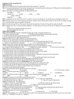 Câu 1: Hút bớt không khí trong một vỏ hộp đựng sữa bằng giấy, ta thấy vỏ hộp giấy bị bẹp lại là vì: