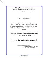 Phát triển công nghiệp hỗ trợ ngành xây dựng dân dụng ở việt nam 