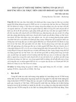 Đào tạo cử nhân Hệ thống thông tin quản lý đáp ứng yêu cầu thực tiễn chuyển đổi số tại Việt Nam