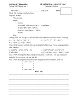 Sở GD & ĐT Thanh Hoá