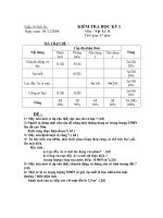 Tuần 18;Tiết 18 :                                  KIỂM TRA HỌC KỲ I