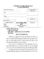 ®Ò kiÓm tra chÊt l­îng häc kú 1