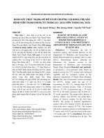 Khảo sát thực trạng đẻ mổ và đẻ thường tại khoa Phụ sản Bệnh viện Thanh Nhàn từ tháng 01/2021 đến tháng 06/2021